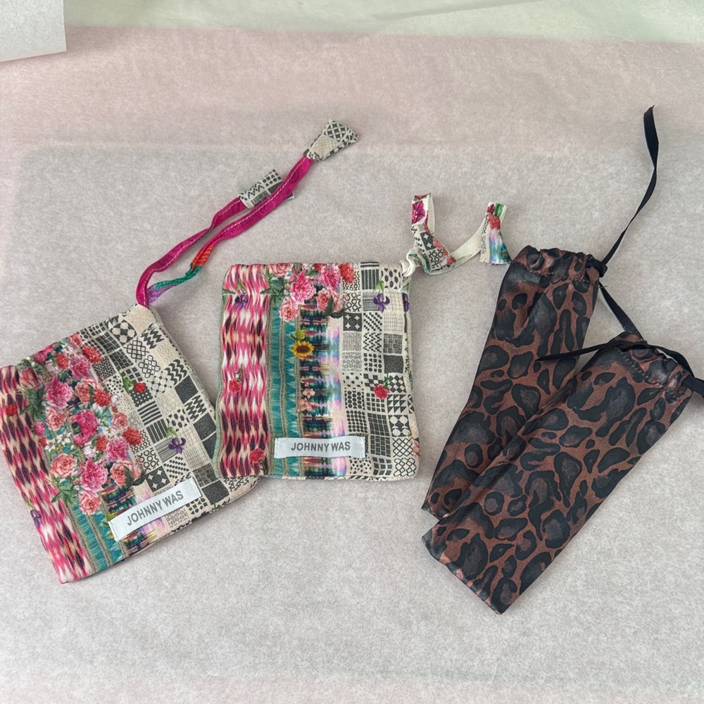 Johnny Was Pouches and Leopard Print Cases